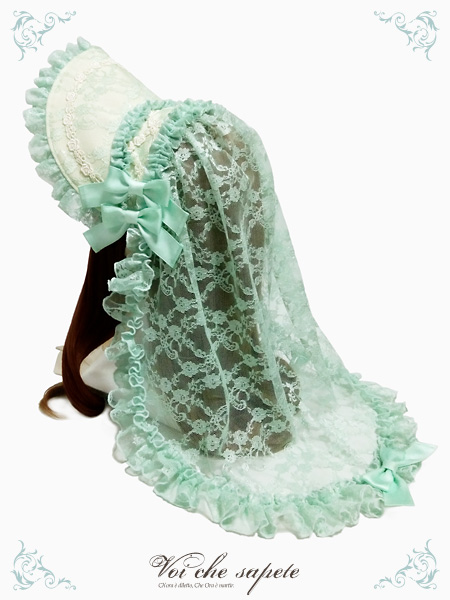 ビスクドールレースボンネット | Voi che sapete ＊ ロリィタファッション