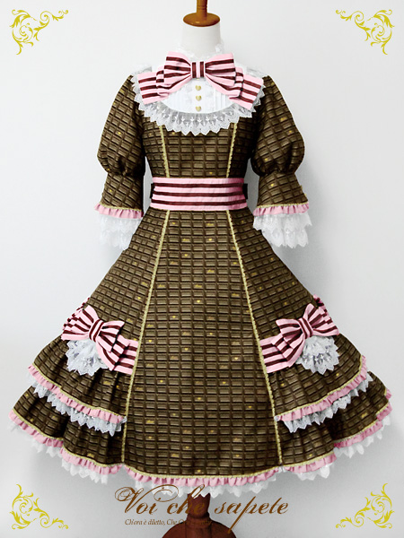 ショコラの天使のtea Party ロングワンピース Voi Che Sapete ロリィタファッション